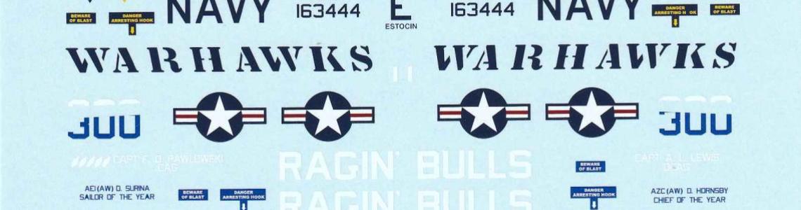 48001 Warhawks and Bulls Decals