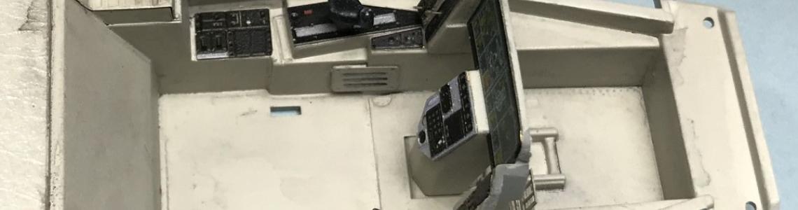 Cockpit details installed