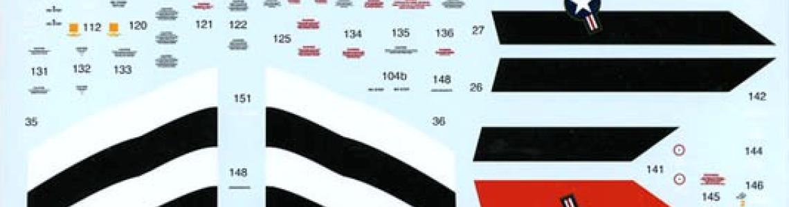 Decal sheet included