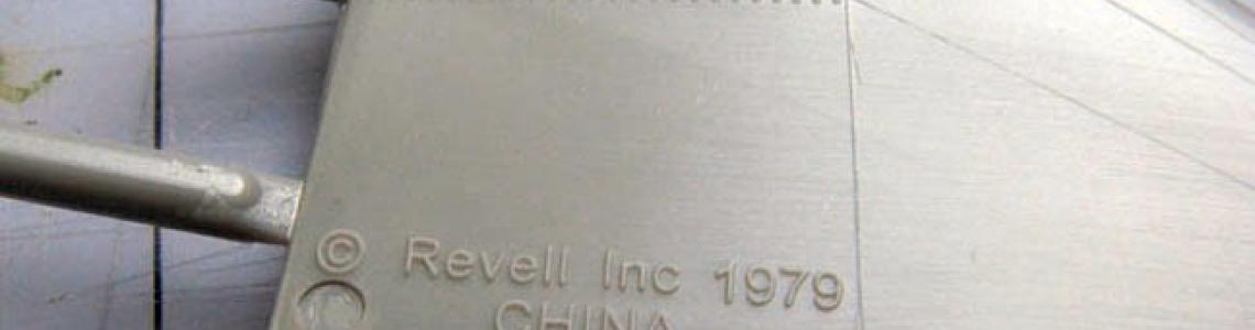 Port side wing underside surface showing mold dating