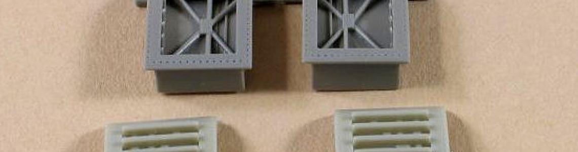 Inlet comparison with kit parts