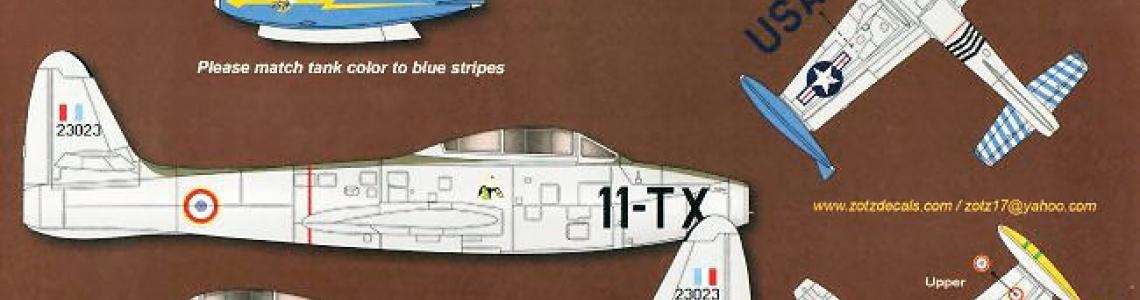 Markings included in this set