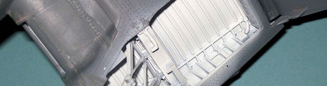 Main gear well detail