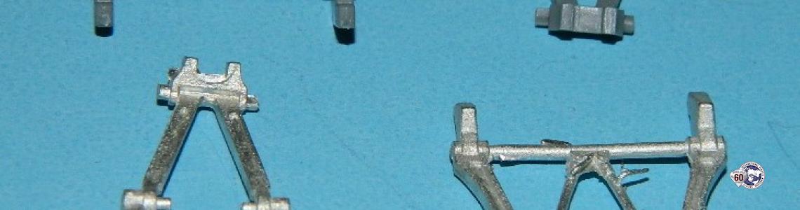 Comparison with kit main gear braces