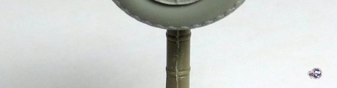 Wheel on strut - front