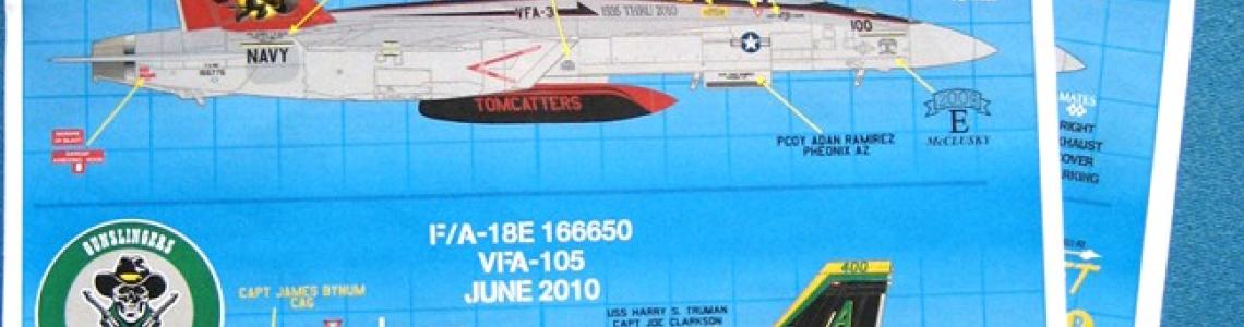 Decal placement and color guides