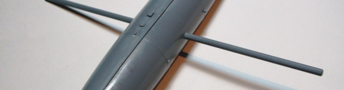 Wing strut installed