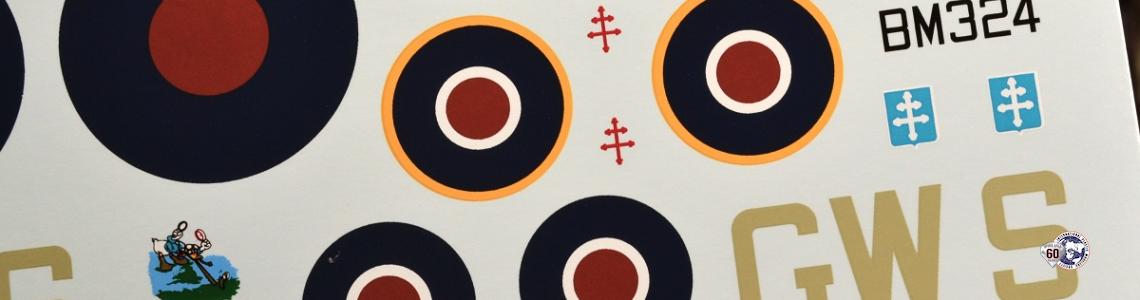 Decal Sheet close-up
