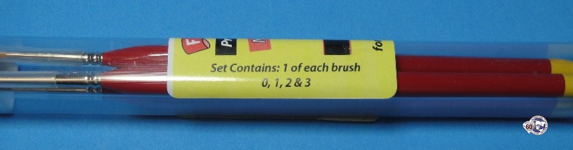Brushes in the four-brush set