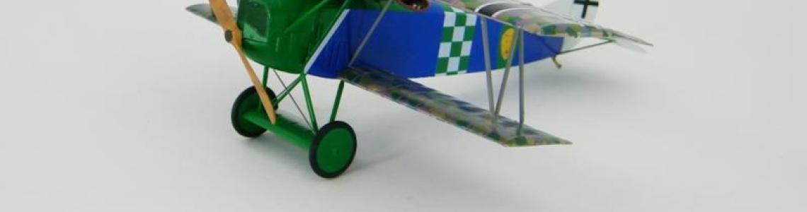 Finished model from forward port side