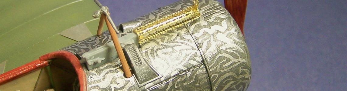 Finished Model - Machine Gun Closeup