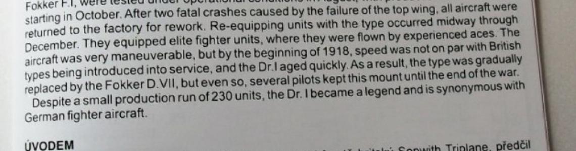 Eduard construction booklet