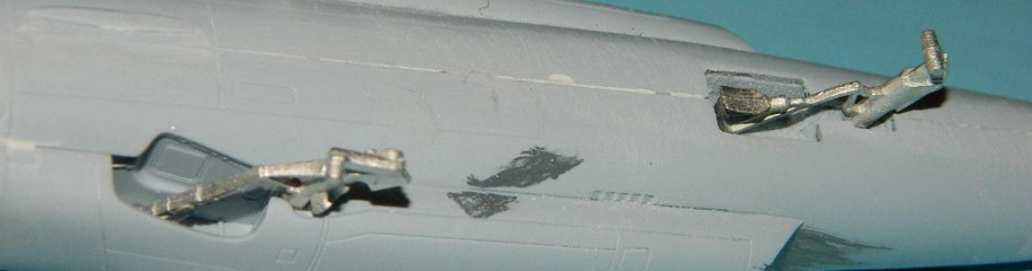 Gear Installed on Airfix Kit