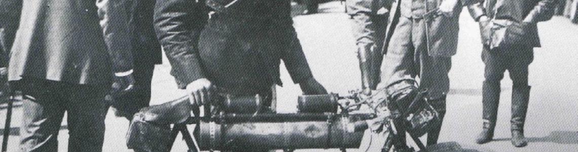 Franklin with his Bike, 1906 Austria