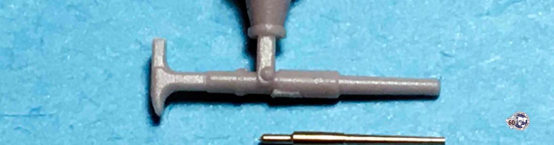 Master Model barrel (bottom) compared with kit-supplied (top) Master Model barrel (bottom) compared with kit-supplied (top)