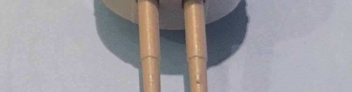 Gun with Trumpeter kit barrels installed