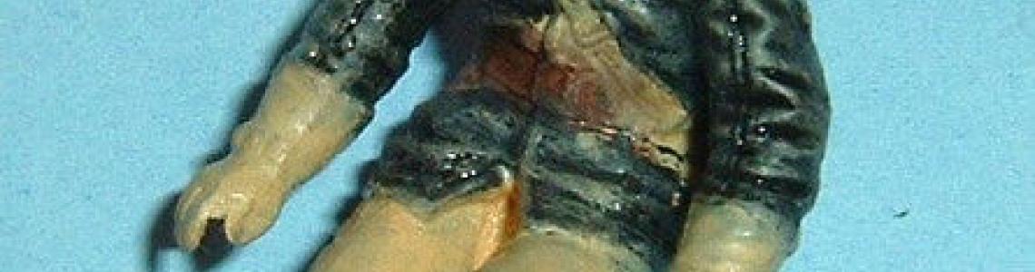 Sitting in turret hatch