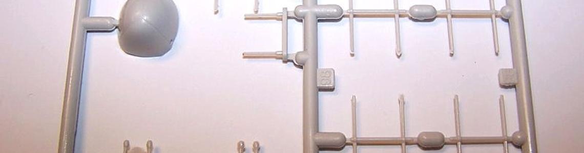 Parts in typical model kit