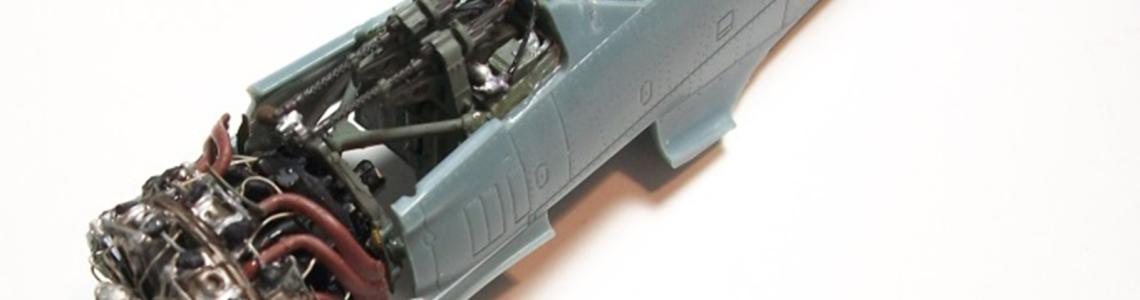 Engine installed in fuselage