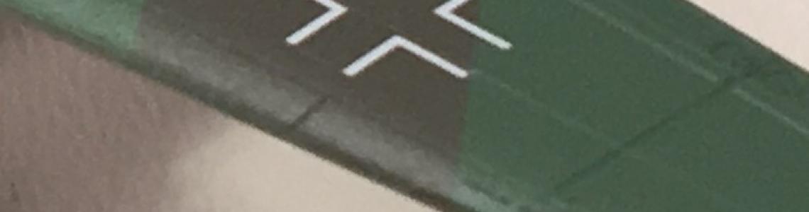 Decal installed on wing