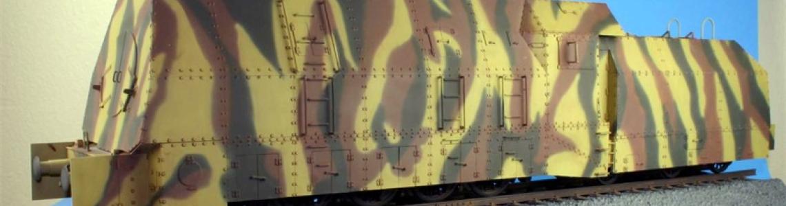 Completed model on roadbed