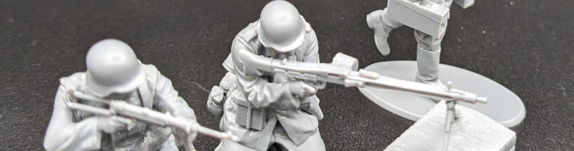 King & Country BBG125 MG34 Machine Gun Team Set figurines et