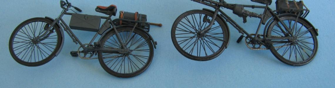 First and second bikes - left sides