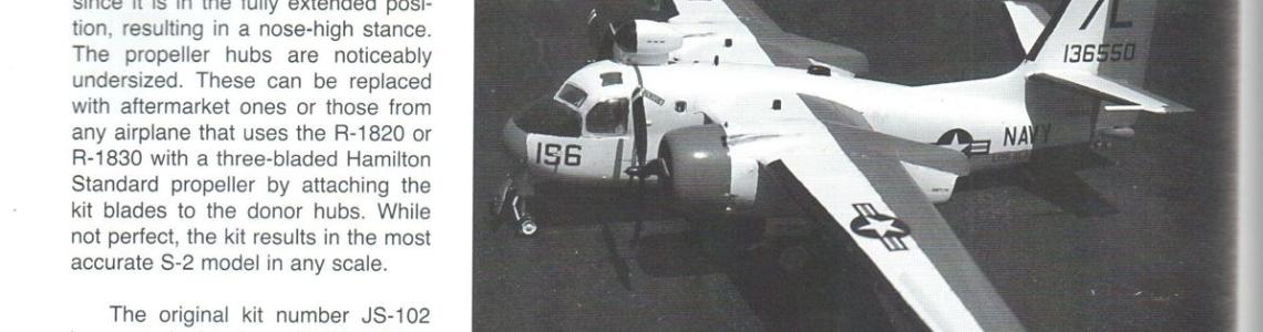 Modeler section review example, with box art and a built kit. 