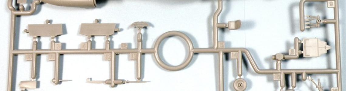 Fuselage and small parts sprue