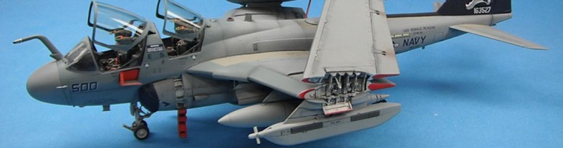 Finished model from port side