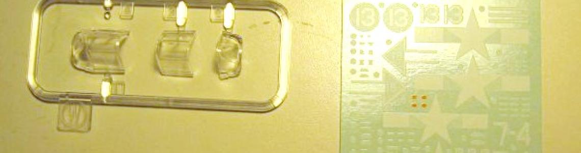 ear parts and decal sheet