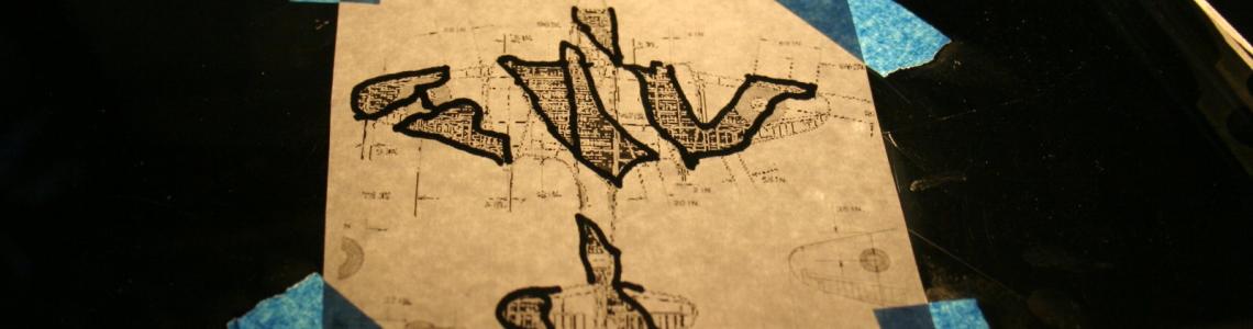 drawings under glass