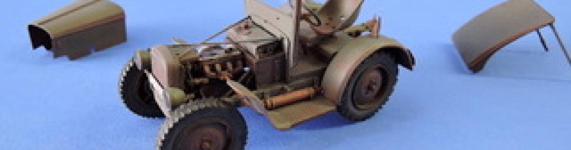 Completed model with hood and top removed