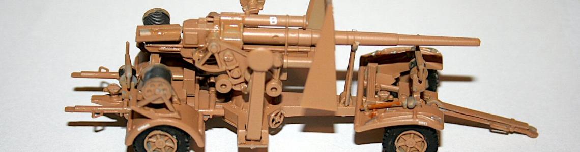 Hasegawa Pz.Kpfw IV ausf.F2 & 8t Half Track & 88mm Gun Flak 18