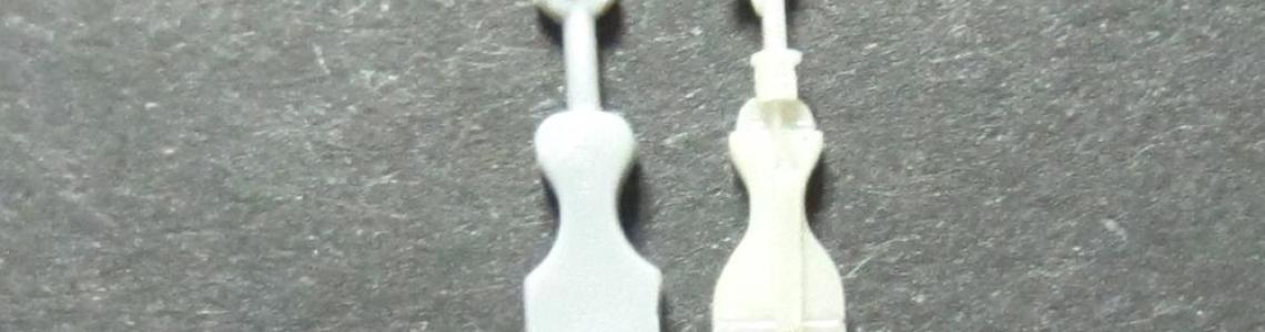QB (right) compared to kit part