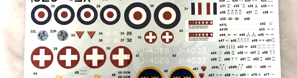 Decal Sheet