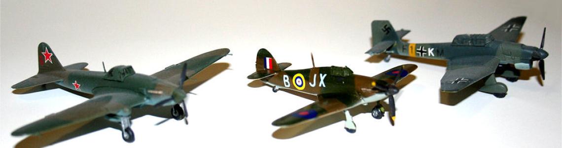 Finished with other Zvezda 1/144 kits