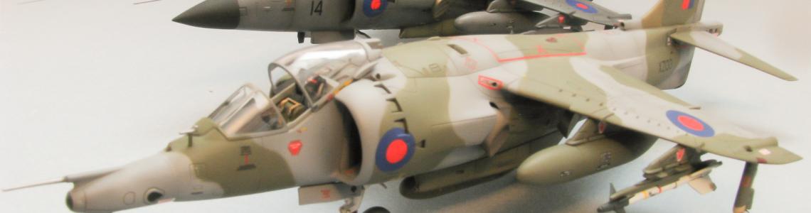 Harrier GR.3 and Sea Harrier FR.1 - Side View