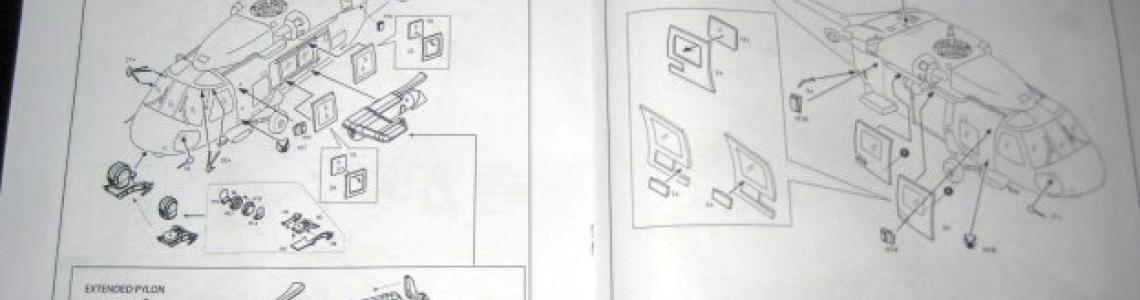 Sample instruction sheet spread