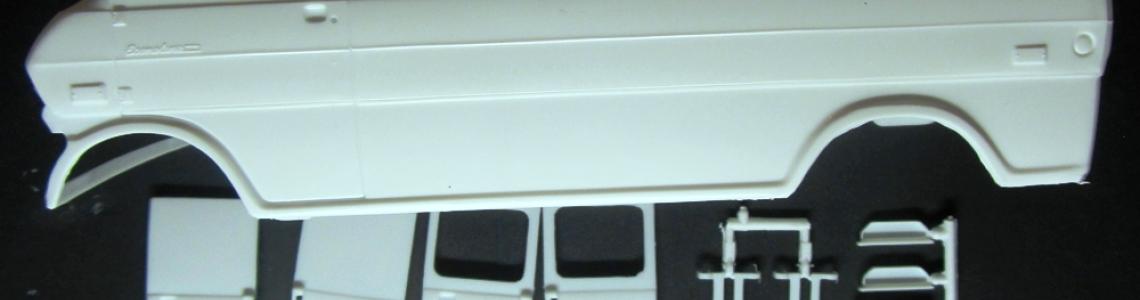 Exterior pieces, pre-assembly.