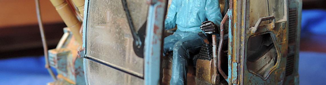 Completed cab with operator