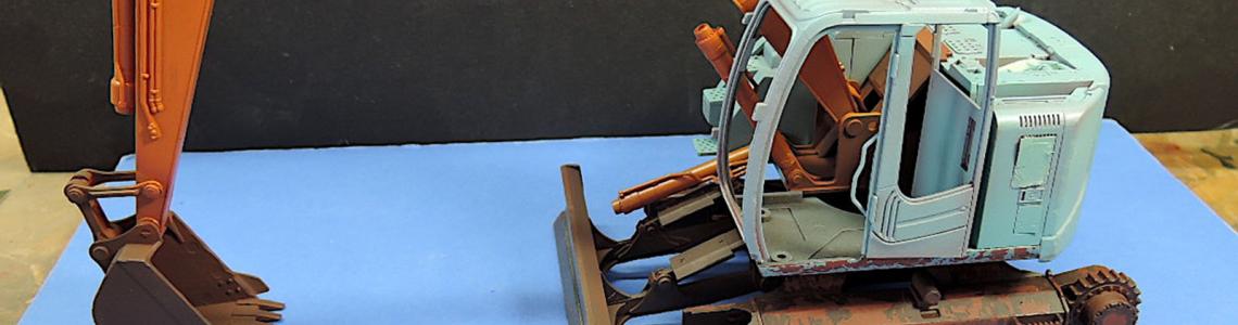 Completed kit, painting in progress