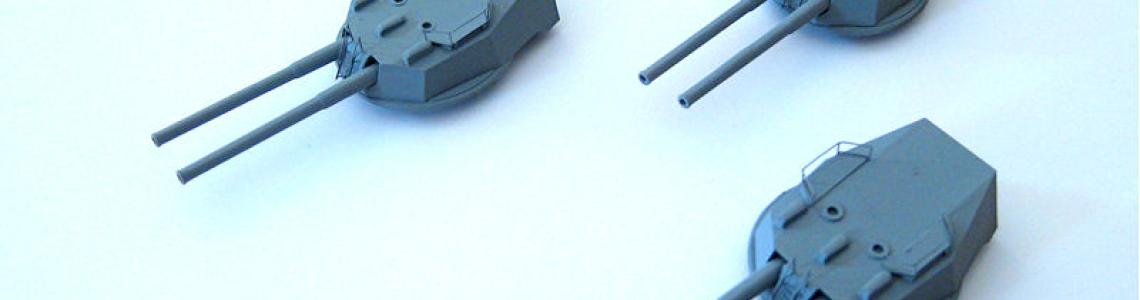 Turrets painted