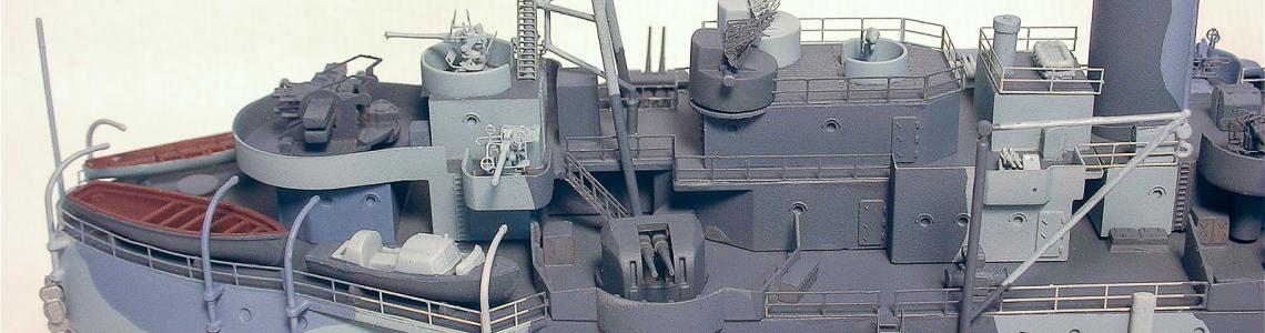 Finished Model - Stern Closeup