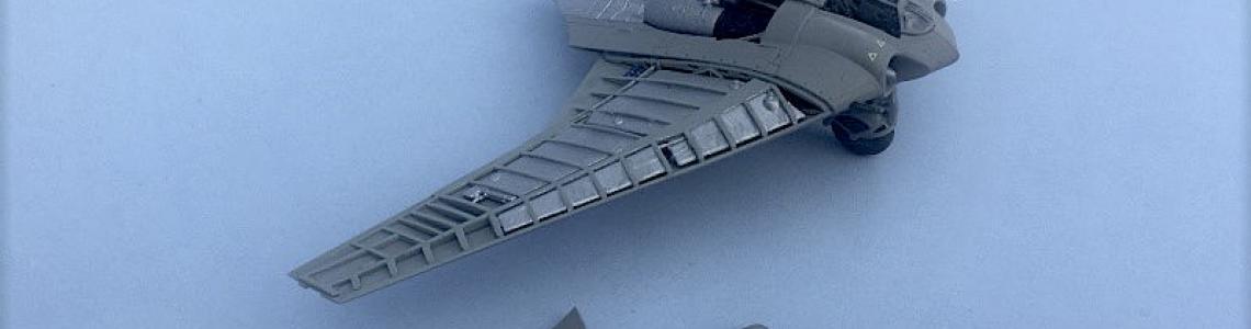 Finished wing off side