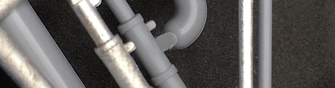 Main strut comparison to kit parts