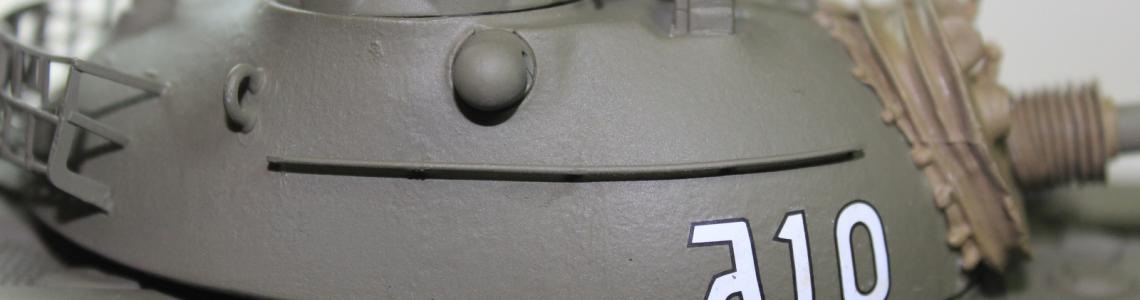 right closeup view of turret