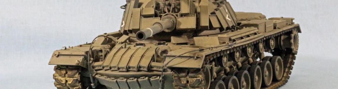 Finished Magach 3 model