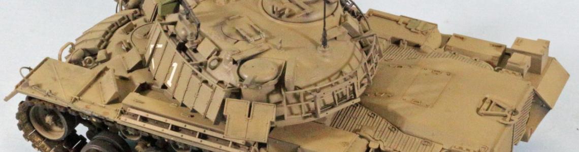 Finished Magach 3 model