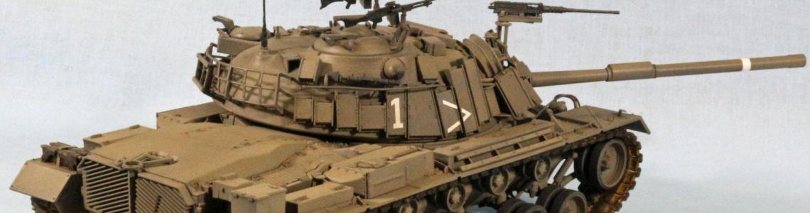 Finished Magach 3 model